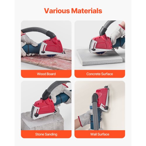 Cutting Dust Shroud for Angle Grinders Universal 45 in Angle Grinder Dust