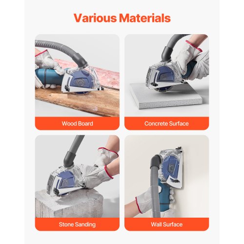 Cutting Dust Shroud for Angle Grinders Universal 45 in Angle Grinder Dust