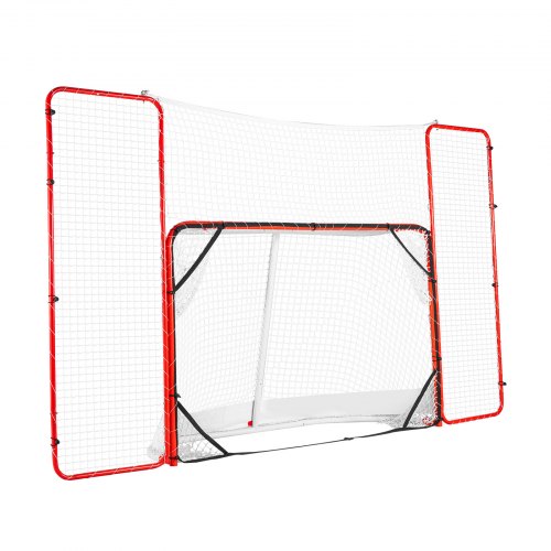 Hockey Goal with Backstop and Targets Street Steel Hockey Net 72 Pro