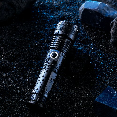 10000 Lumen High Lumens Flashlight 5 Lighting Modes Rechargeable IPX4 LED