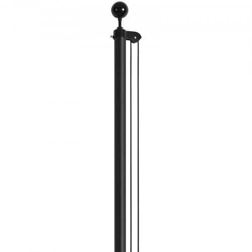 30FT Sectional Flag pole Kit Heavy Duty Aluminum Alloy in Ground Flag poles