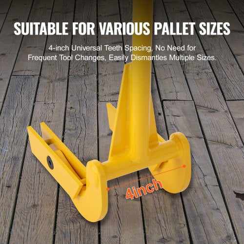 Pallet Buster 41Inch Handle 2000 lbs Weight Capacity Q235 Carbon Steel
