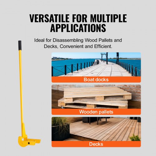 Pallet Buster 41Inch Handle 2000 lbs Weight Capacity Q235 Carbon Steel