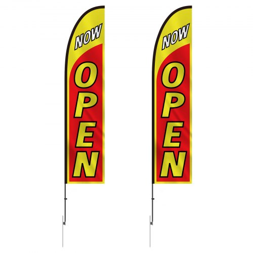Open Flags with Pole Kit Advertising Flags for Business Outside