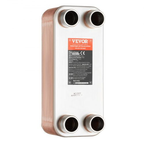 Heat Exchanger 5x 12 30 Plates Brazed Plate Heat Exchanger Copper316L