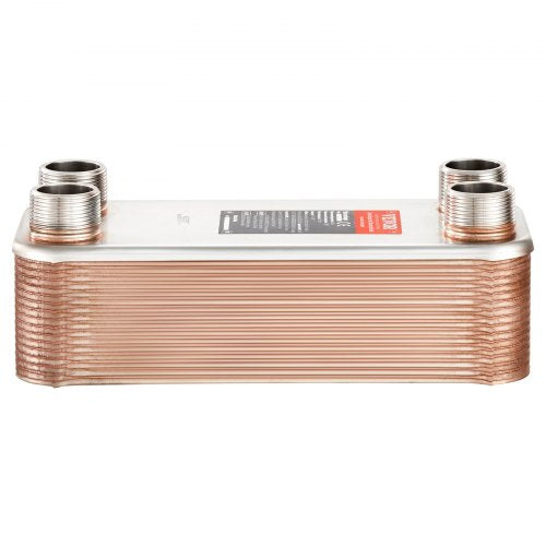 Heat Exchanger 5x 12 30 Plates Brazed Plate Heat Exchanger Copper316L