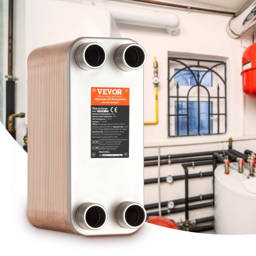 Heat Exchanger 5x 12 80 Plates Brazed Plate Heat Exchanger Copper316L