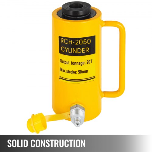 20T 2Inch Hydraulic Cylinder Jack Hollow Single Acting Hydraulic Ram