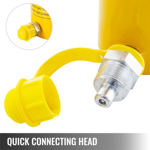 20T 2Inch Hydraulic Cylinder Jack Hollow Single Acting Hydraulic Ram