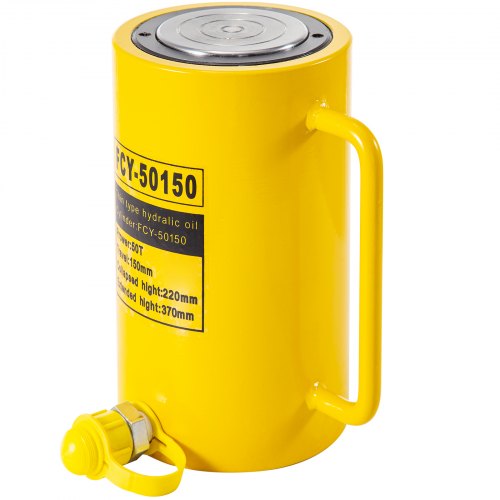 50T 6 Stroke Single Acting Hydraulic Cylinder Jack Ram – 80 MM