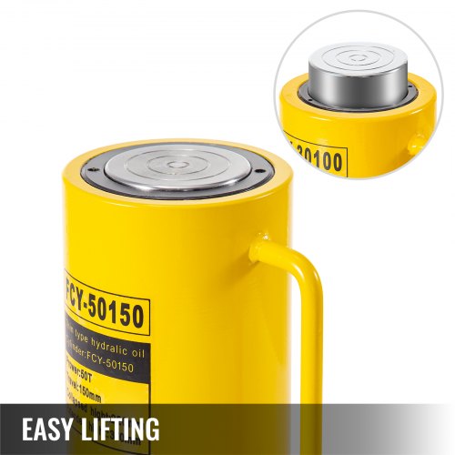 50T 6 Stroke Single Acting Hydraulic Cylinder Jack Ram – 80 MM