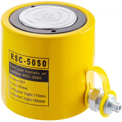 50T 2 Stroke Single Acting Hydraulic Cylinder Jack Ram – 80 MM