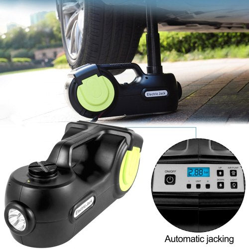 Electric Car Jack 5 Ton Car Jack Hydraulic with Electric Impact Wrench LED