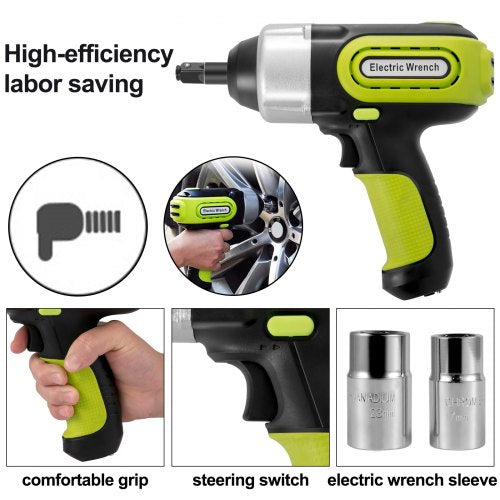 Electric Car Jack 5 Ton Car Jack Hydraulic with Electric Impact Wrench LED