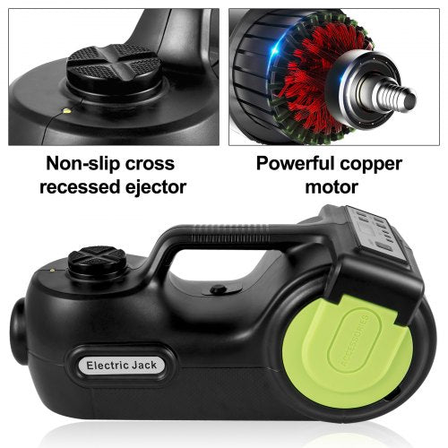 Electric Car Jack 5 Ton Car Jack Hydraulic with Electric Impact Wrench LED