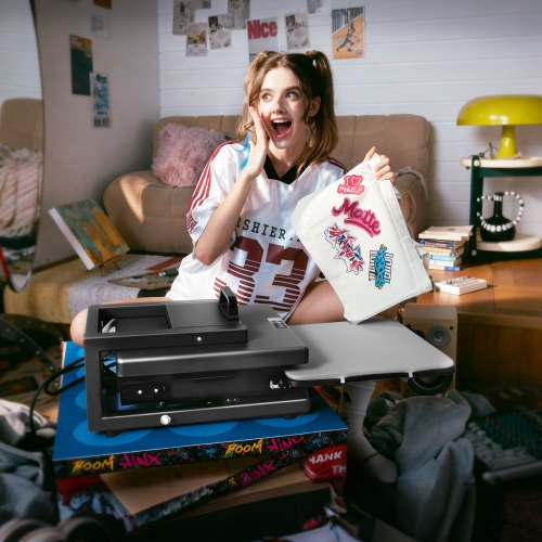 Heat Press Machine 15 x 15 inch 5in1 Multifunction Heat Up Fast and Even