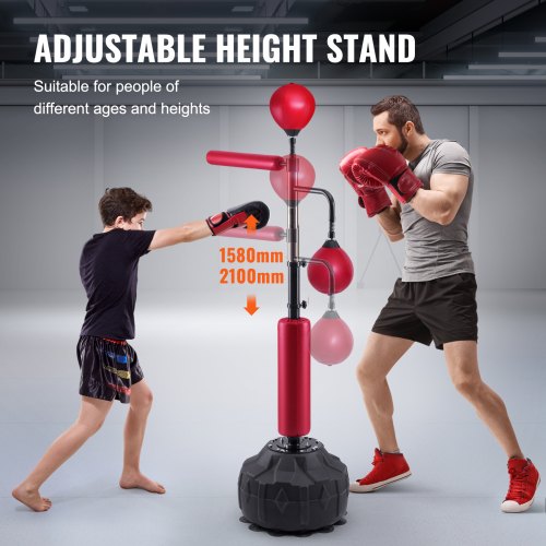 Boxing Speed Trainer Punching Bag with Stand Reflex Boxing Bag for Teens