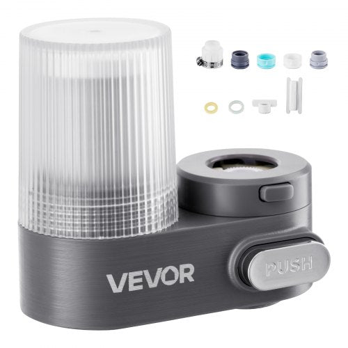 Faucet Mount Water Filter Vertical Water Purifier for Sink Tap Carbon