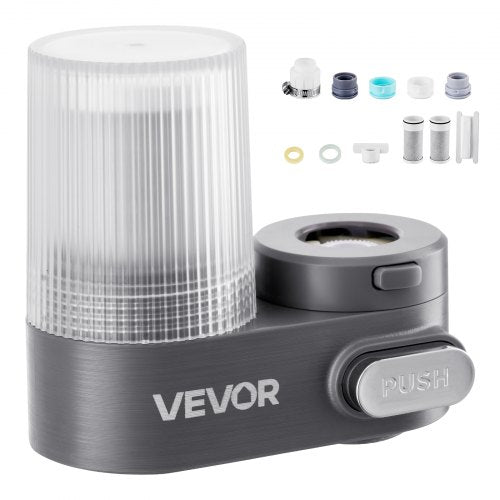 Faucet Mount Water Filter Vertical Water Purifier for Sink Tap Carbon