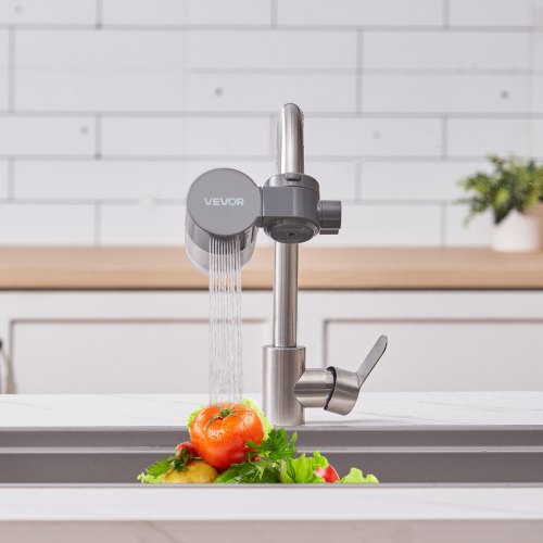Faucet Mount Water Filter Horizontal Water Purifier for Sink Tap Carbon