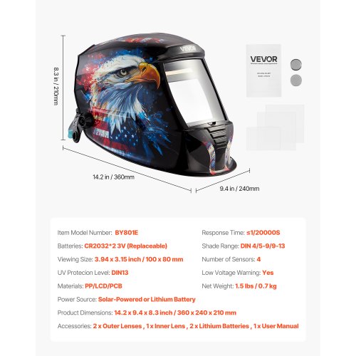 Welding Helmet Auto Darkening 394 x 315 True Color Welding Hood