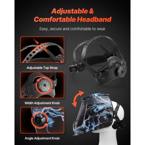 Welding Helmet Auto Darkening 366 x 169 True Color Welding Hood Solar