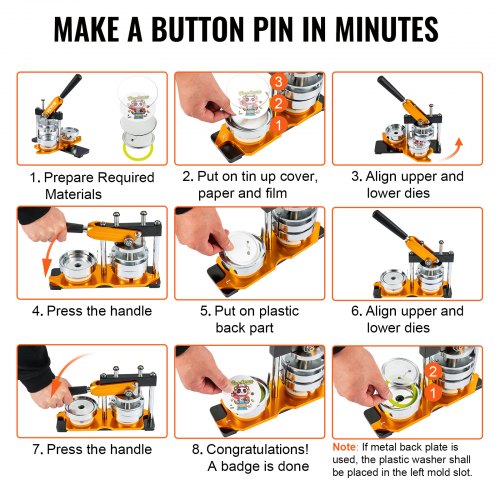 Button Maker Machine 75 mm / 3 inch Badge Punch Press Kit Children DIY