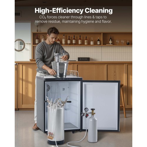 Cleaning Keg 5 Gallon19L Keg Line Cleaning Kit with 4 D Coupler