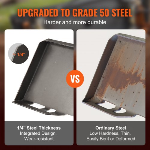 Skid Steer Attachment Plate 14 Thick Skid Steer Mount Plate with 228