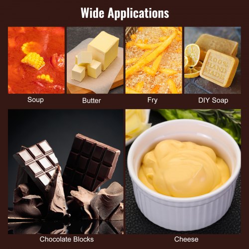 Electric Fondue Pot Set for Cheese Chocolate 3 Quart Chocolate Melting