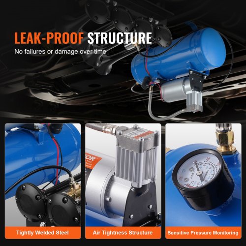 12V Air Compressor with Tank 16 Gallon6 L Train Horn Air Compressor 120