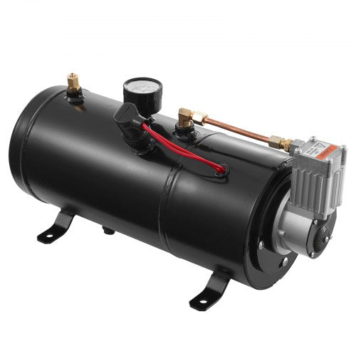 12V Air Compressor with Tank 08 Gallon3 L Train Horn Air Compressor 120