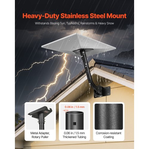 Starlink Gen 3 Mount Adjustable Angle Wall Mounting Standard Gen 3 Pipe