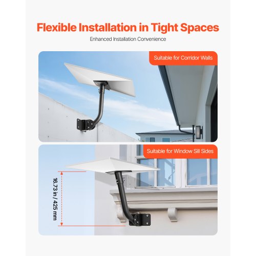 Starlink Gen 3 Mount Adjustable Angle Wall Mounting Standard Gen 3 Pipe