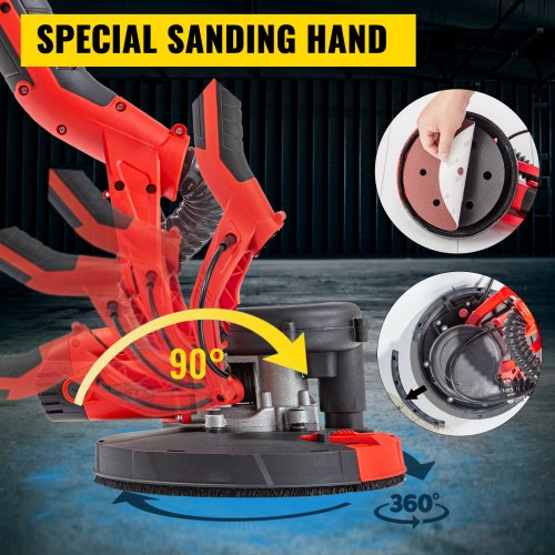 Drywall Sander 850W Electric Electric Sander Variable Speed 8001750RPM