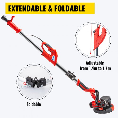 Drywall Sander 850W Electric Electric Sander Variable Speed 8001750RPM