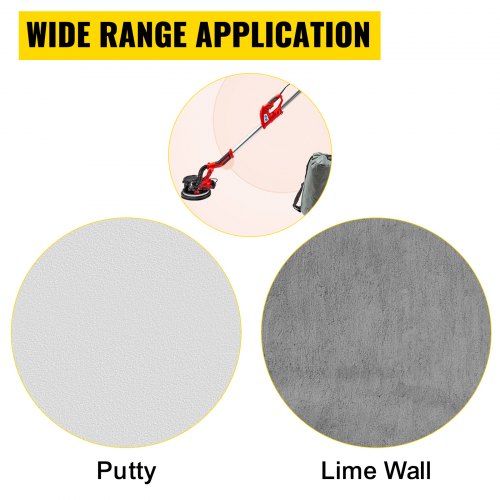 Drywall Sander 850W Electric Drywall Sander Variable Speed 8001750 RPM