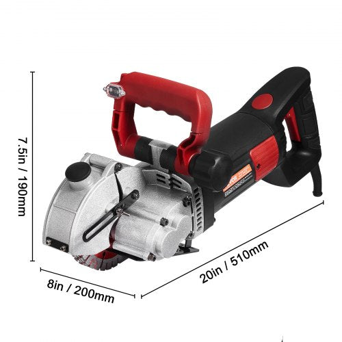 4800W Wall Chaser 42 mm Cutting WidthWall Groove Cutting Machine 41MM