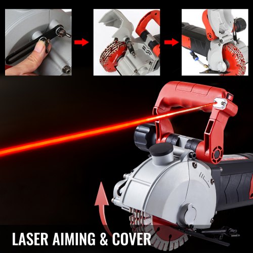 4800W Wall Chaser 38mm15 Cutting WidthWall Groove Cutting Machine