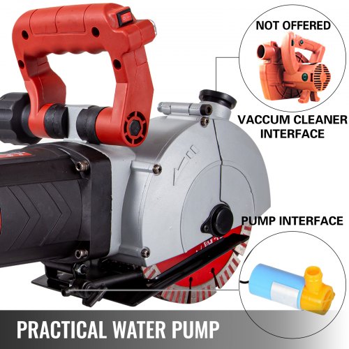 4800W Wall Chaser 38mm15 Cutting WidthWall Groove Cutting Machine