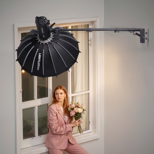 Ring Light Wall Mount Boom Arm 3937 in100 cm Triangle Boom Arm Support