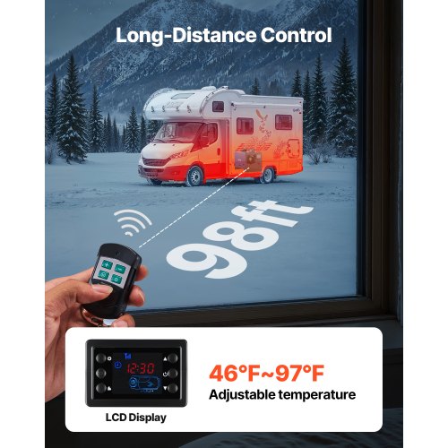 Diesel Heater 8KW DC 12V24V All in One Portable Diesel Air Heater with Remote 1