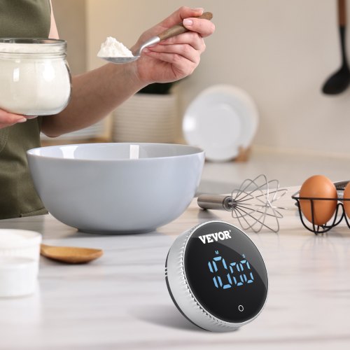 Digital Kitchen Timer Magnetic Countdown Countup Timer with 3inch Large