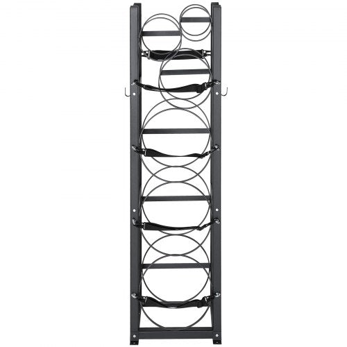 Refrigerant Tank Rack with 3 x 30lbs and Other 3 Small Bottle Tanks
