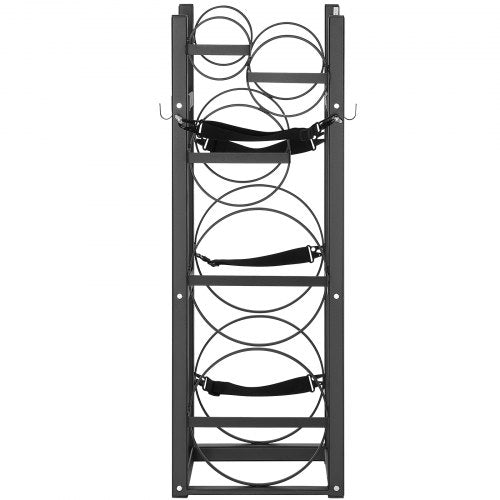 Refrigerant Tank Rack with 2 x 30lbs and Other 3 Small Bottle Tanks