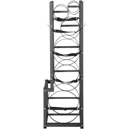 Refrigerant Tank Rack with 1 x 50lb 2 x 30lb and Other 3 Small Bottle