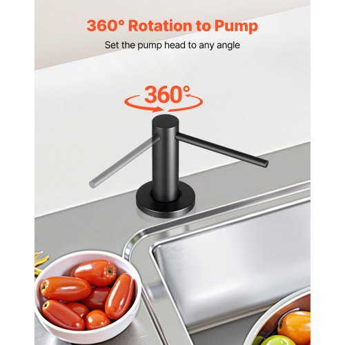 Soap Dispenser for Kitchen Sink Stainless Steel Built in Sink Soap 1