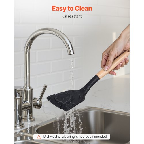Kitchen Cooking Utensils Set 50 PCS Silicone Spatula Set with Holder 428°F
