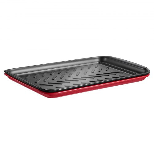 Plastic Serving Trays 2Pack Grilling Prep and Serve Trays with Handles