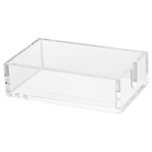 Acrylic Napkin Holder 91 x 55 x 2.6 inch Clear Bathroom Guest Towel